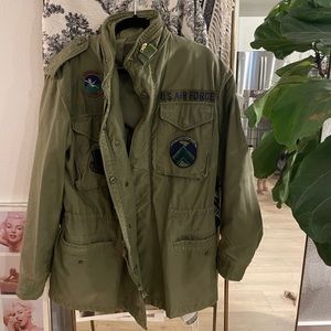 Utility, Airforce Military Jacket, Olive green, S/M